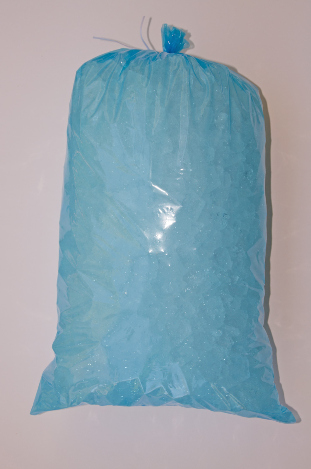 Ice Bag 10 lbs. Thick 1.75 Mil Blue Heavy Duty Plastic Quantity of 10 Per Order