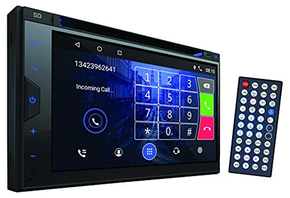 Double DIN Android Stereo Receiver System, GPS, Wi-Fi & Bluetooth, CD/DVD Player