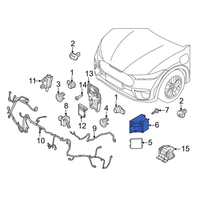 Genuine Ford Mount Bracket LK9Z-14D189-D