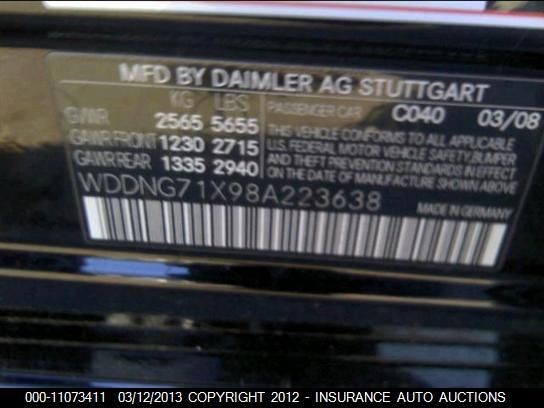 08 MERCEDES S-CLASS DASH BEZEL