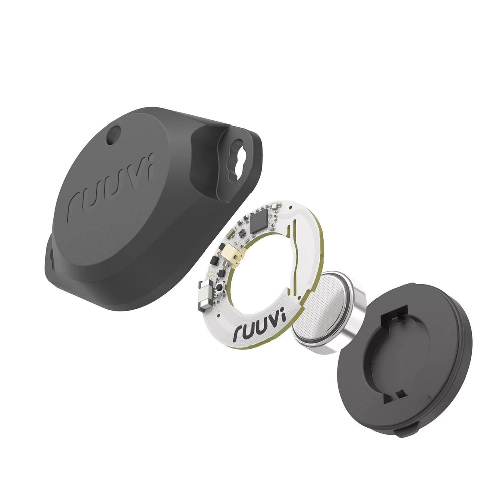 RuuviTag Pro Bluetooth Temp Humidity Pressure Sensor, EU Made, App Alerts
