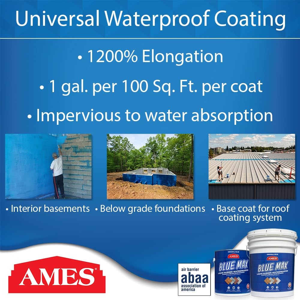 Ames Research Laboratories BMX5RG Blue MAX Waterproofer, Regular Use in Inter...