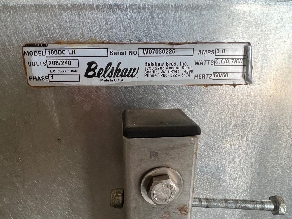 Belshaw 180 Degree Donut Cooling Conveyor
