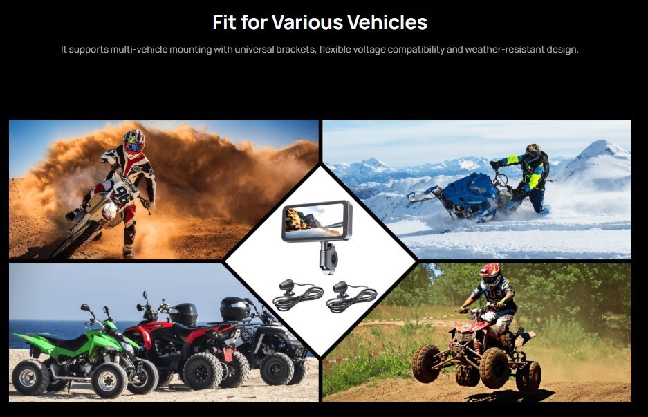 SJCAM RD10 Motorcycle Dash Camera