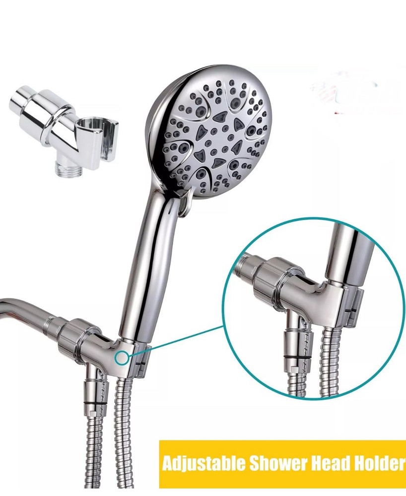 Handheld Shower Head Holder Wall-mounted Adjustable Shower Arm Bracket Universal