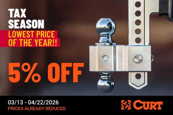 Class 3 Concealed Front Trailer Hitch w 2" Receiver Opening 5000 Trailer