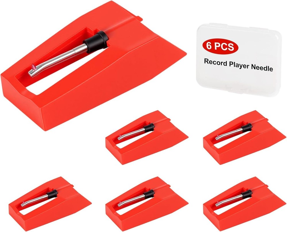 6 Pack Record Player Needle Replacement, Upgraded Vinyl Needle...