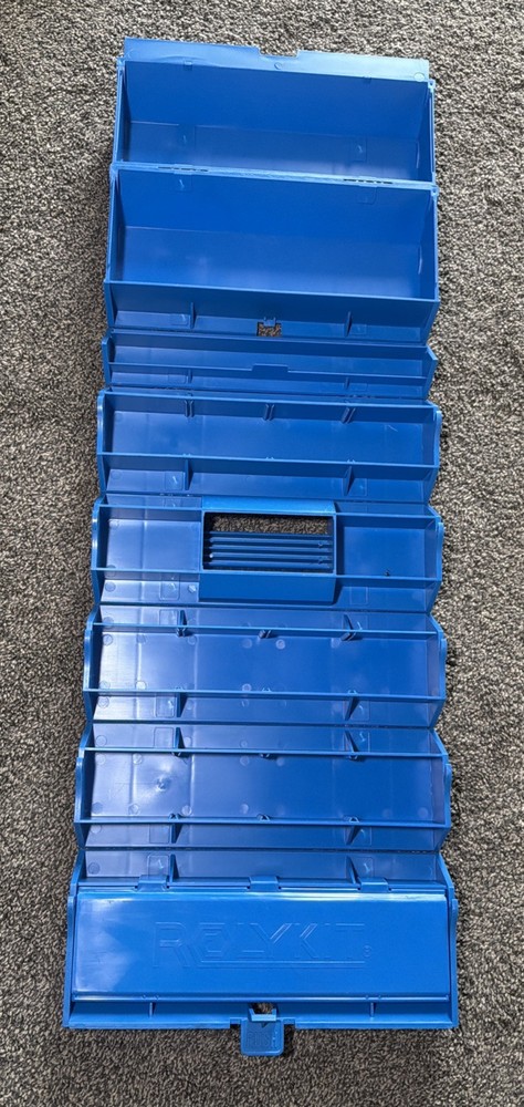 Rolykit Blue Hobby Storage Kit Roll Out Storage Case - Never Used