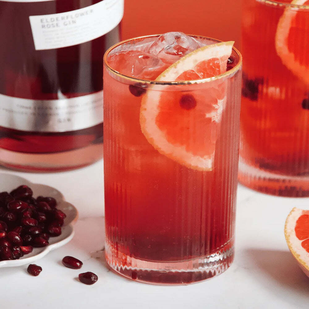 6X Edwards Ruby Rouge Dry Pink Gin 50ml Spirits Essence makes 3.5 Litres