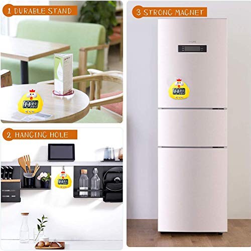 Kitchen Timer, Cute Cartoon Animal Countdown Timer, Digital Cooking Chick