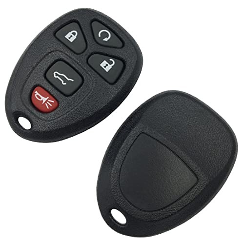 Keyless Entry Remote Control Key Fob Shell Case Replacement Fit for 5 Buttons-B