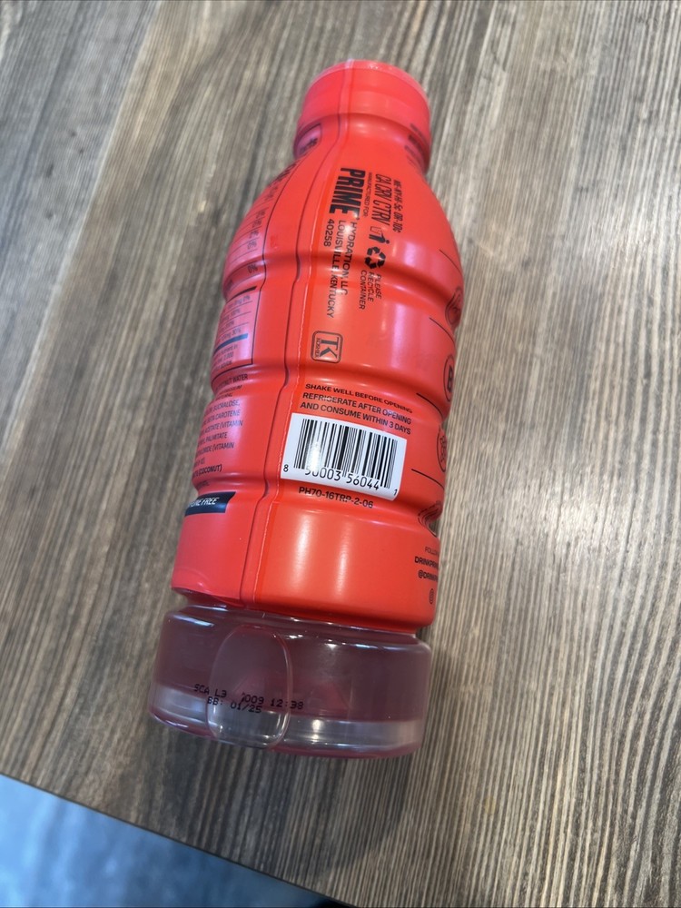 EXTREMELY RARE MISPRINT PRIME HYDRATION DRINK