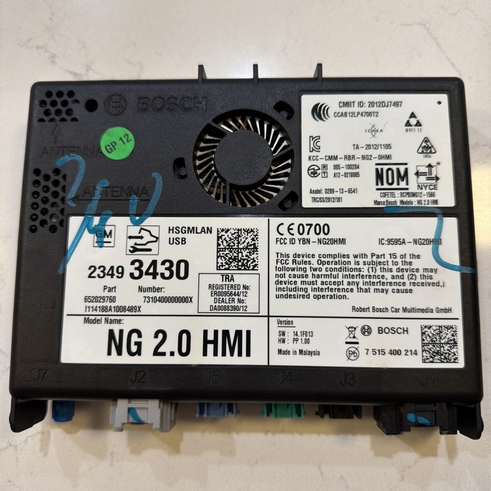 2015-2016 GM HUMAN MACHINE INTERFACE HMI MODULE OEM *UNLOCK EXTRA FEE* 23493430