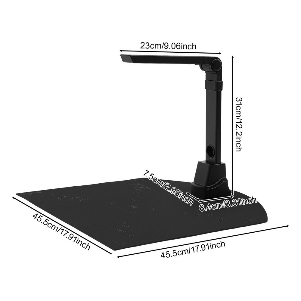 A3 Document Scanner, Fast Scan Document Camera, Portable 12-megapixel Scanner