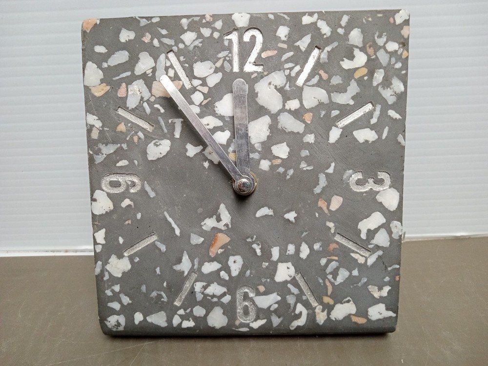 Stone Desk Clock