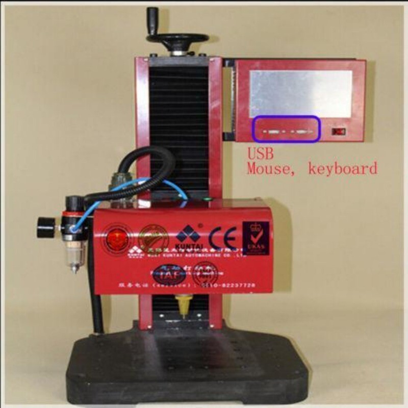 7" Touch screen Pneumatic Dot Peen Metal Print Integrated Marking Machine A