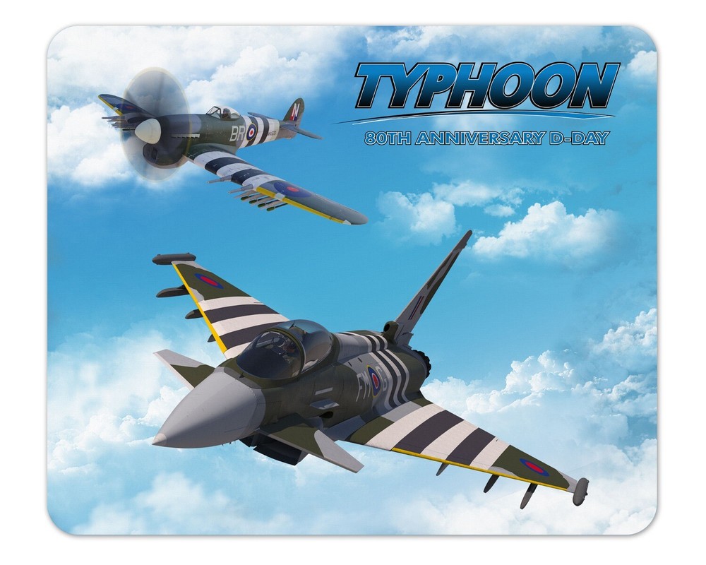 Typhoons In The Clouds Mouse Pad 1/8 Inch Thick