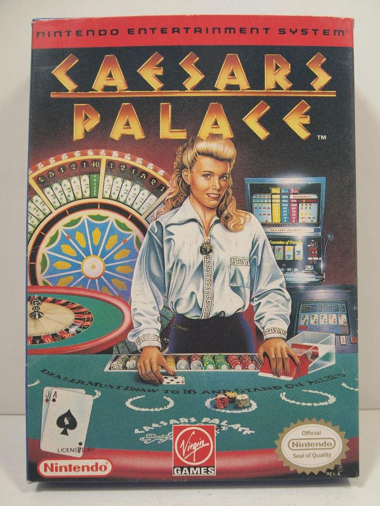 Caesars Palace (Nintendo Entertainment System | NES) Authentic BOX ONLY