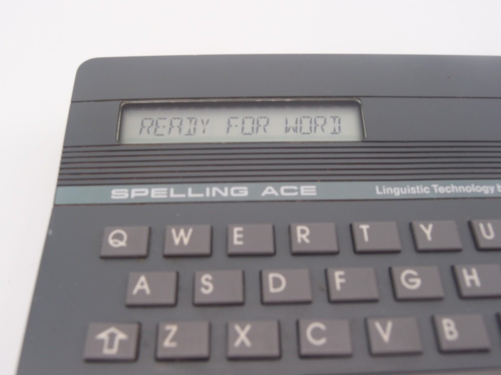 Vintage Franklin Computer: Spelling Ace (SA-98) Handheld Spell Checker