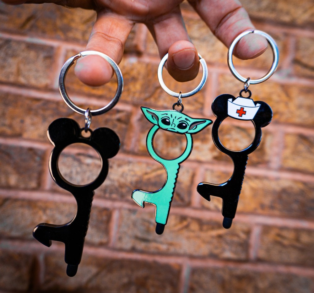 Mickey Touchless Door Opener With Stylus