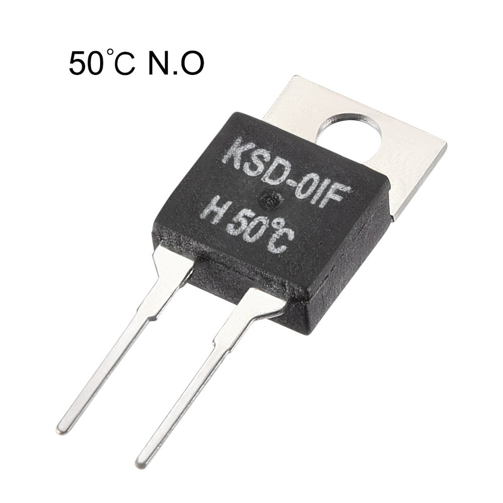 5Pcs KSD-01F Thermostat Temperature Controller 50℃ NO Normal Open