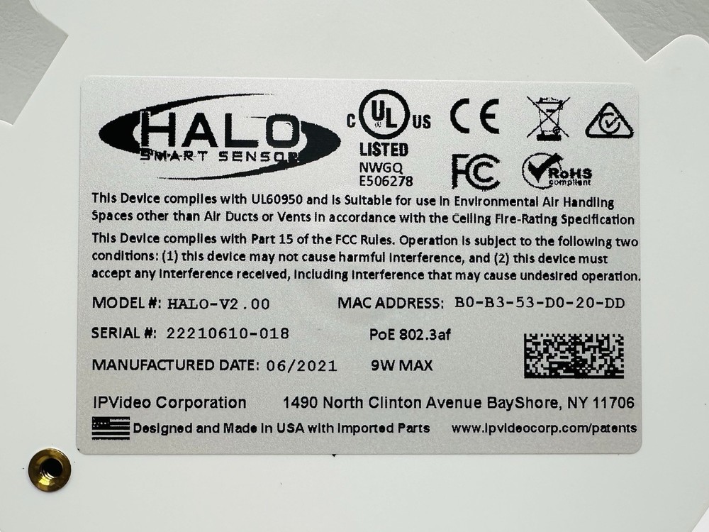 NEW Halo-V2.00 Smart Sensor