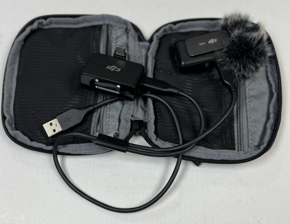 DJI Mic Wireless Microphone System and Digital Audio Recorder