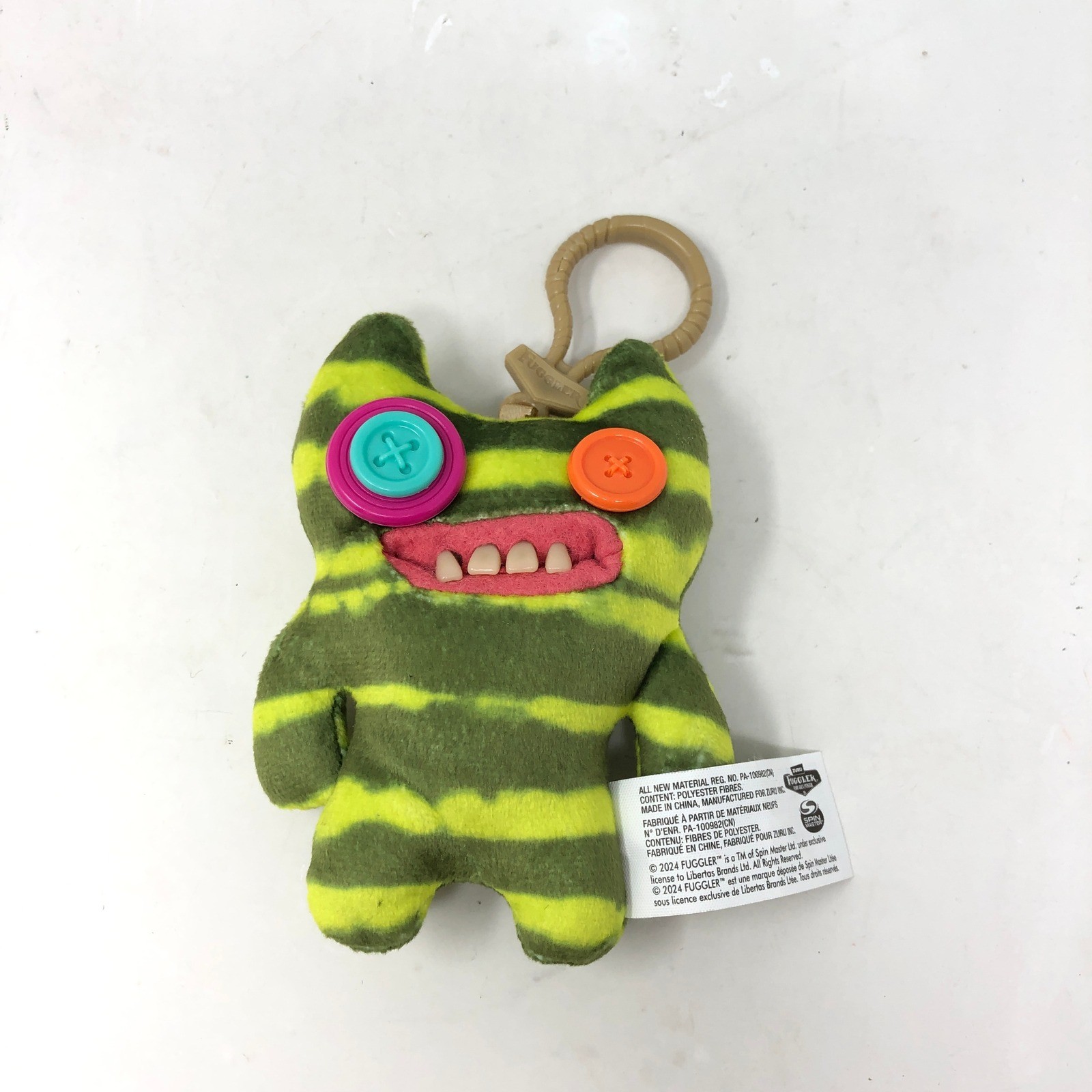 Fuggler Plush Monster Lot Sketchy Squirrel Yawper Pomeranian Indecisive Clip