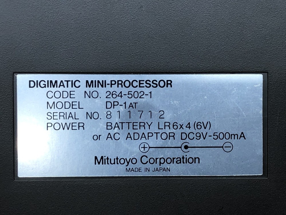 MITUTOYO DP-1AT DIGIMATIC MINI-PROCESSOR