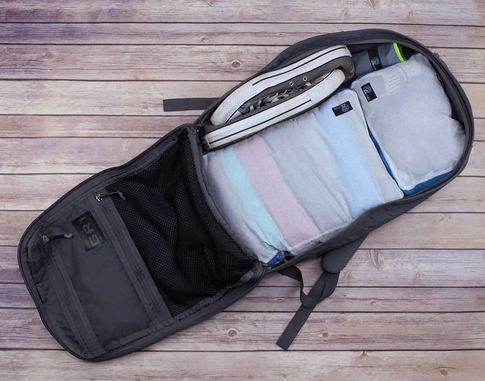 Compression Packing Cubes - 2 Pack Clean Dirty Separate Zipper - Luggage & Su...