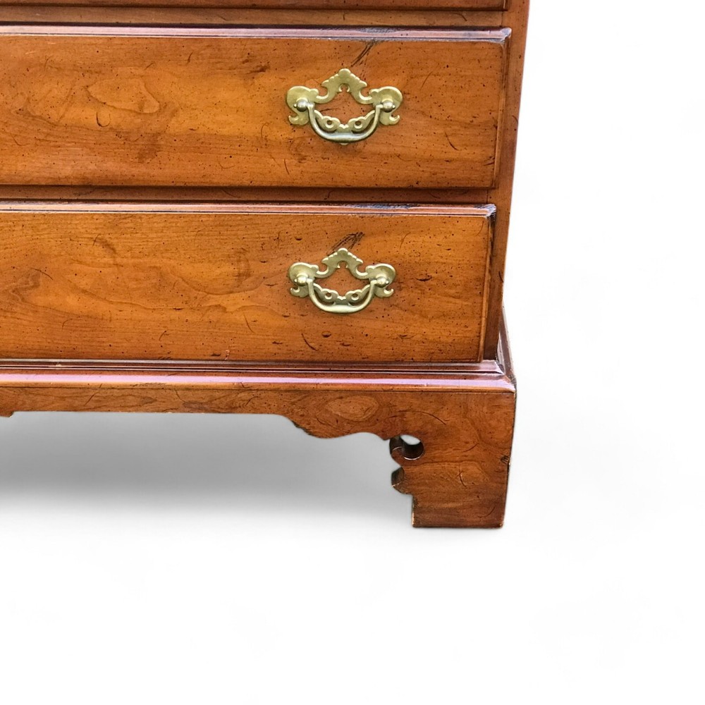 Wright Table Co. Cherry 2 part Secretary Desk