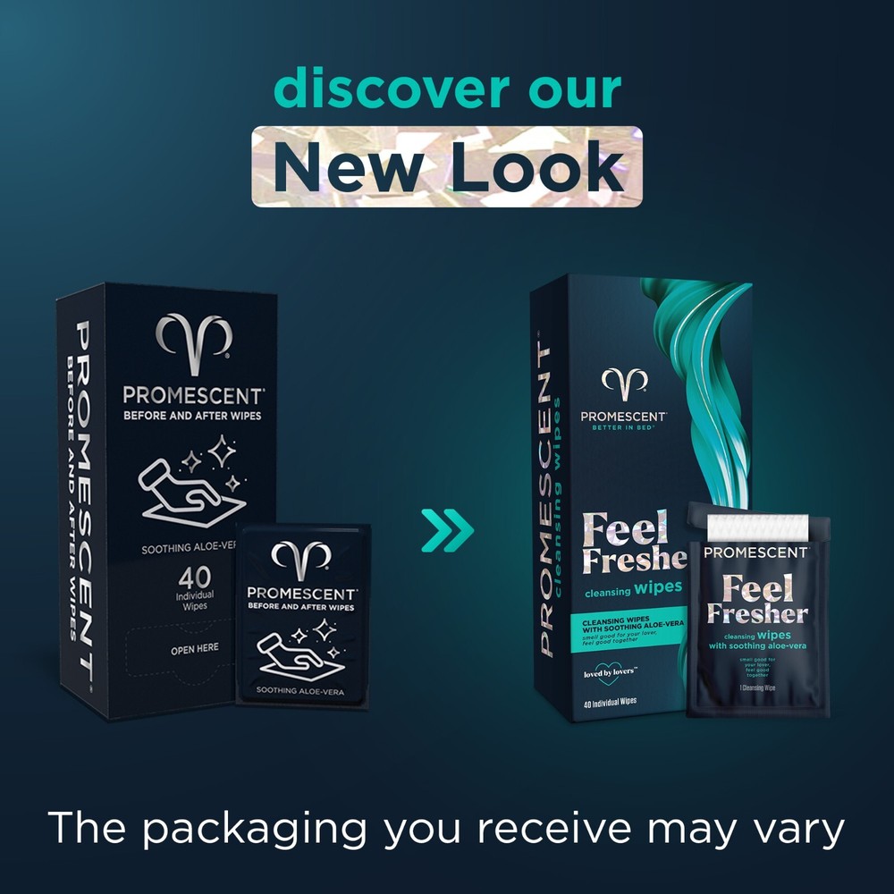 Promescent Delay Wipes Sex Delayed Ejaculation (5 Pack) & Flushable Wet Wipes