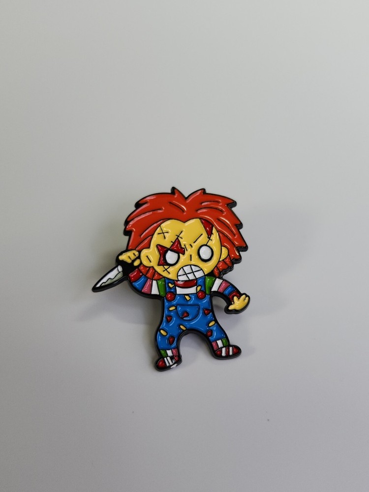 Scary Chucky Doll Lapel Pin