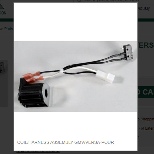 COIL/HARNESS ASSEMBLY GMV/VERSA-POUR # 52-1248/03
