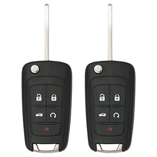 Replacement for New Keyless Remote 5 Button Flip Car Key Fob for Vehicles