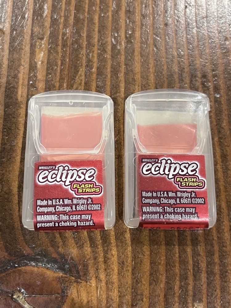 Wrigley's Eclipse Flash Strips Cinnamon Mint Breath Strips 2 Collectible Packs
