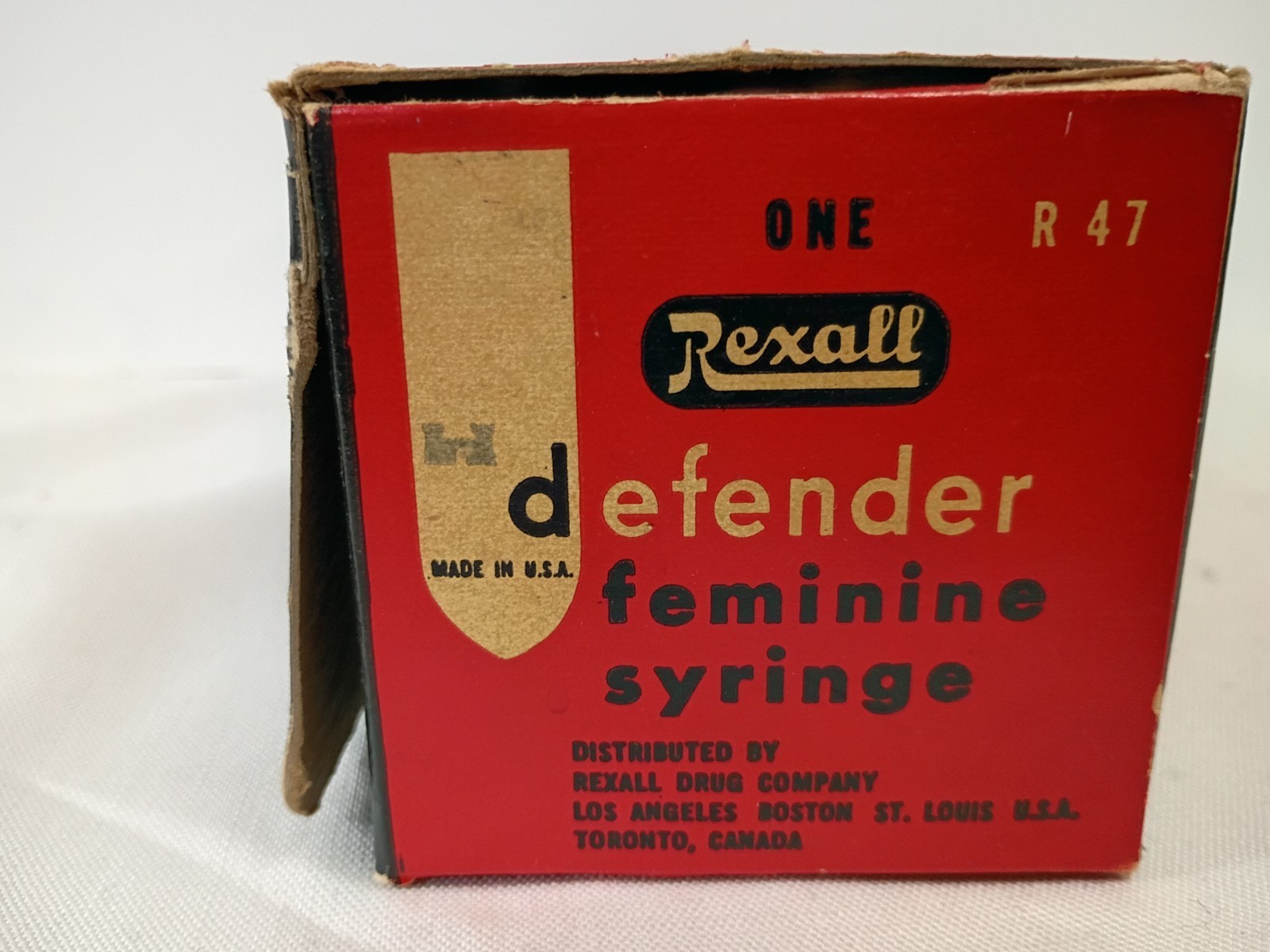 Vintage Rexall Defender Douche Bulb Syringe