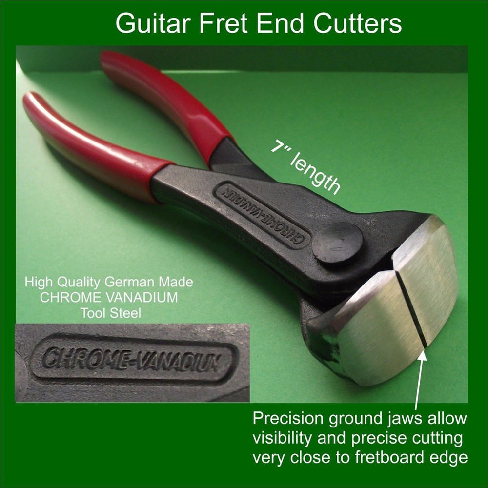7in Guitar Fret Wire End Cutter Luthier Tool Nipper Puller Plier String Scissors