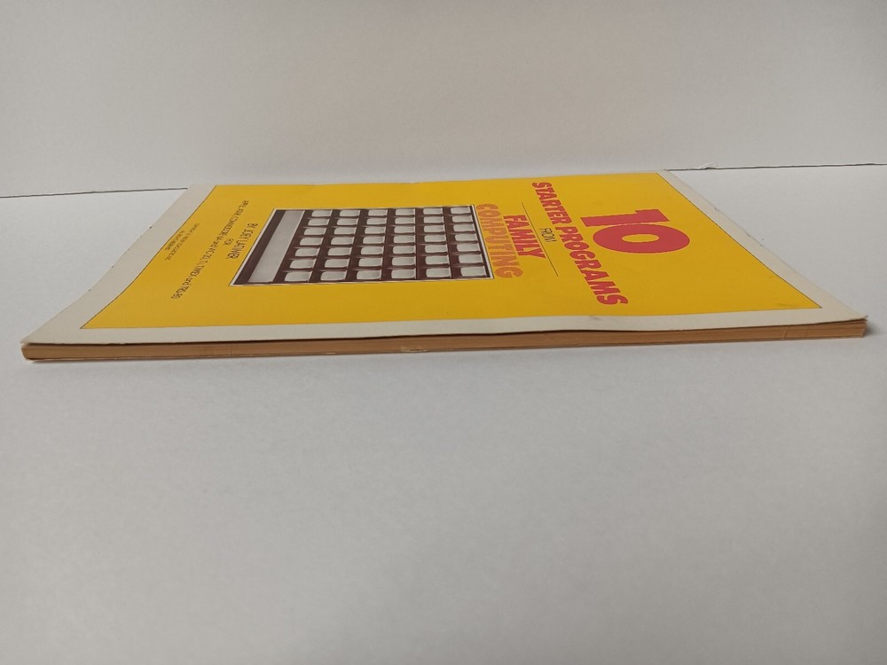 10 Starter Programs Family Computing Apple Atari Comm 64 Vic 20 TI Timex TRS-80