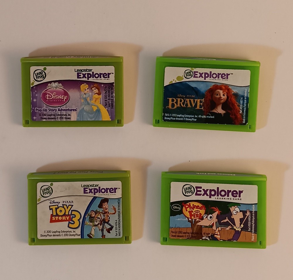 (19) LeapFrog Explorer Games Bundle With Camera (*Untested)