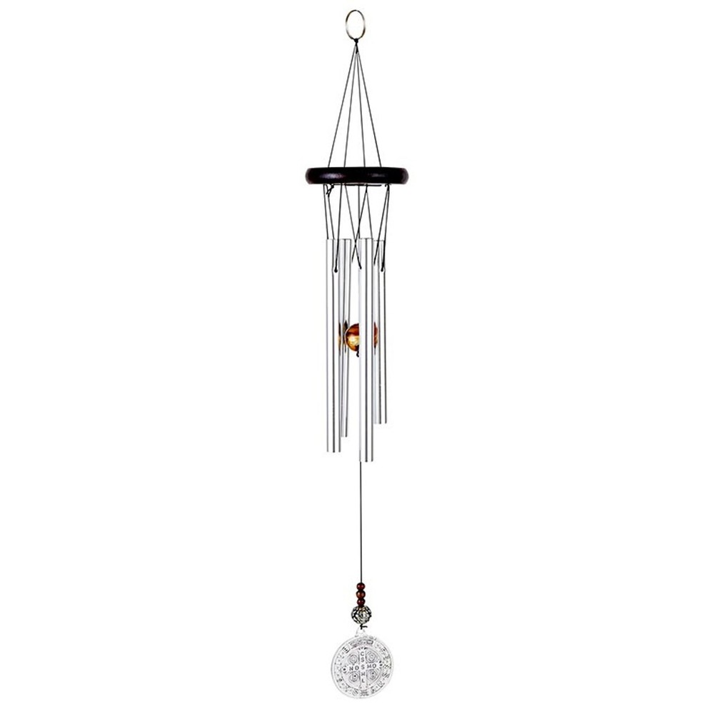 Small St Benedict Wind Chime, 20" L x 3.5" D