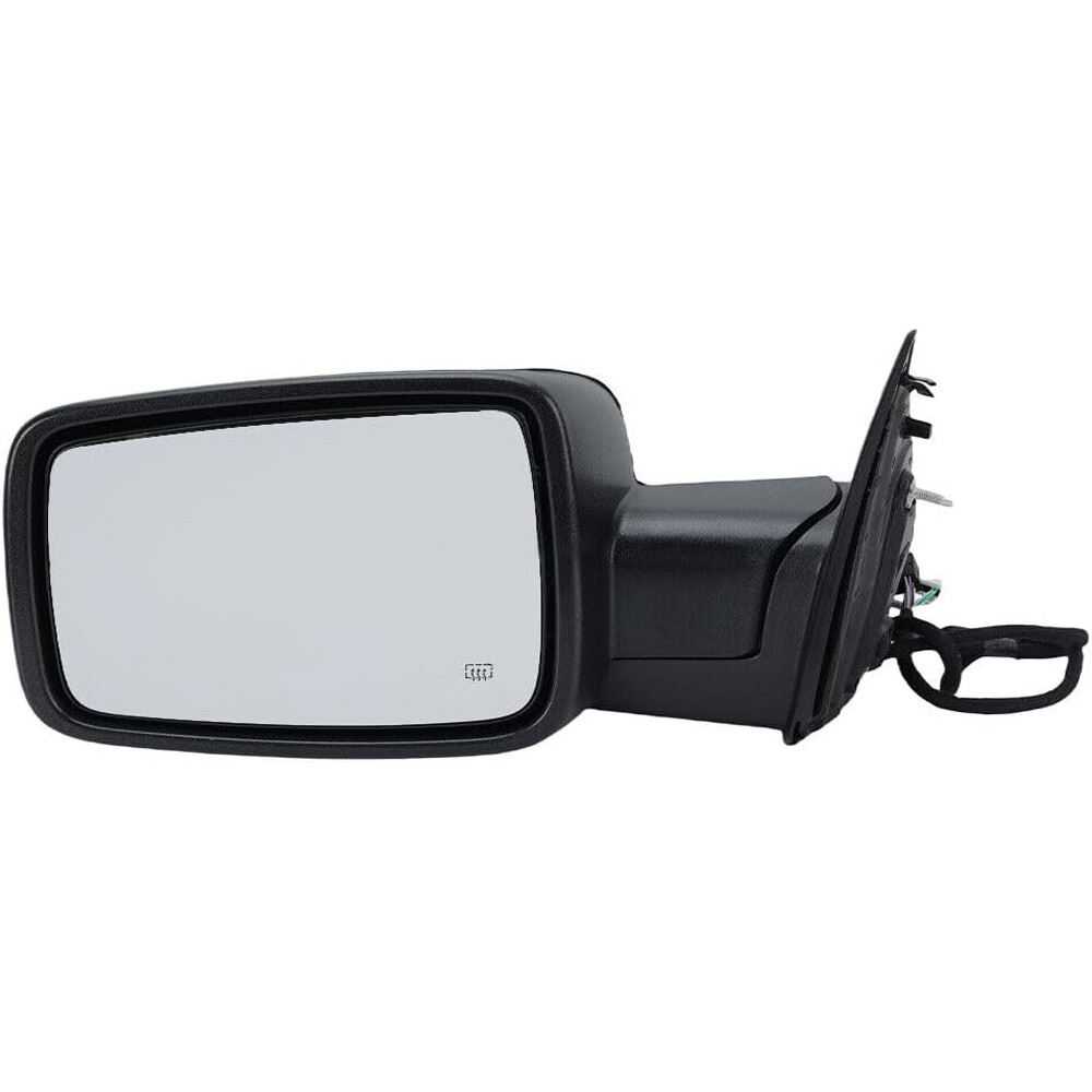 Left Side Mirror For 2013-2019 Ram 1500 Chrome Power Fold +Heated +Temper Sensor