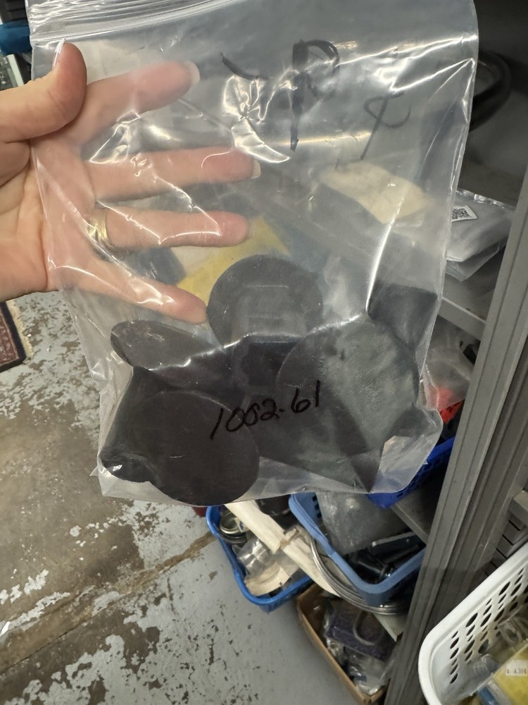 Loadrite Trailer Wobble Roller Bushing  W/ Hole Black