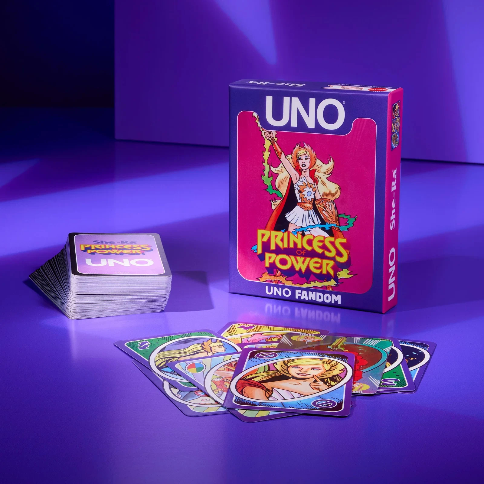 Mattel - UNO - She-Ra Princess of Power Fandom MOTU Card Game Deck - New