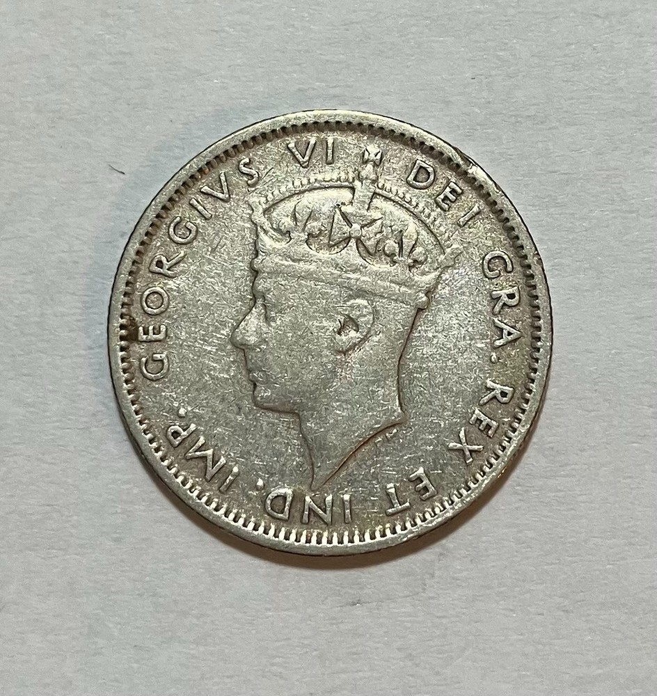 1938 Newfoundland Silver 10 Cents