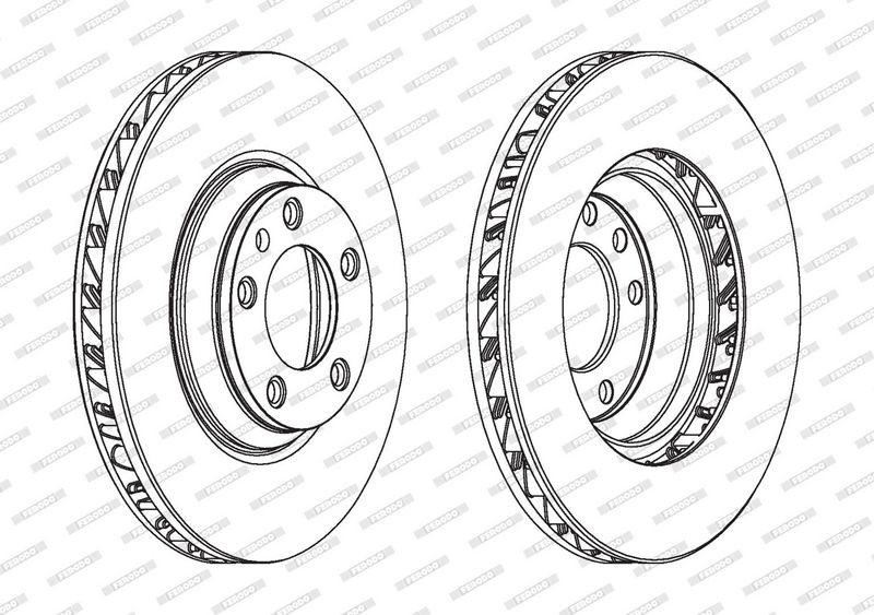 Brake Disc FERODO DDF1408LC-1