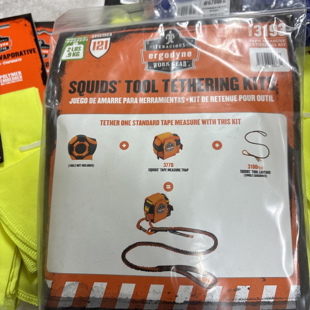 19663 Squids 3193 Tape Measure Tethering Kit