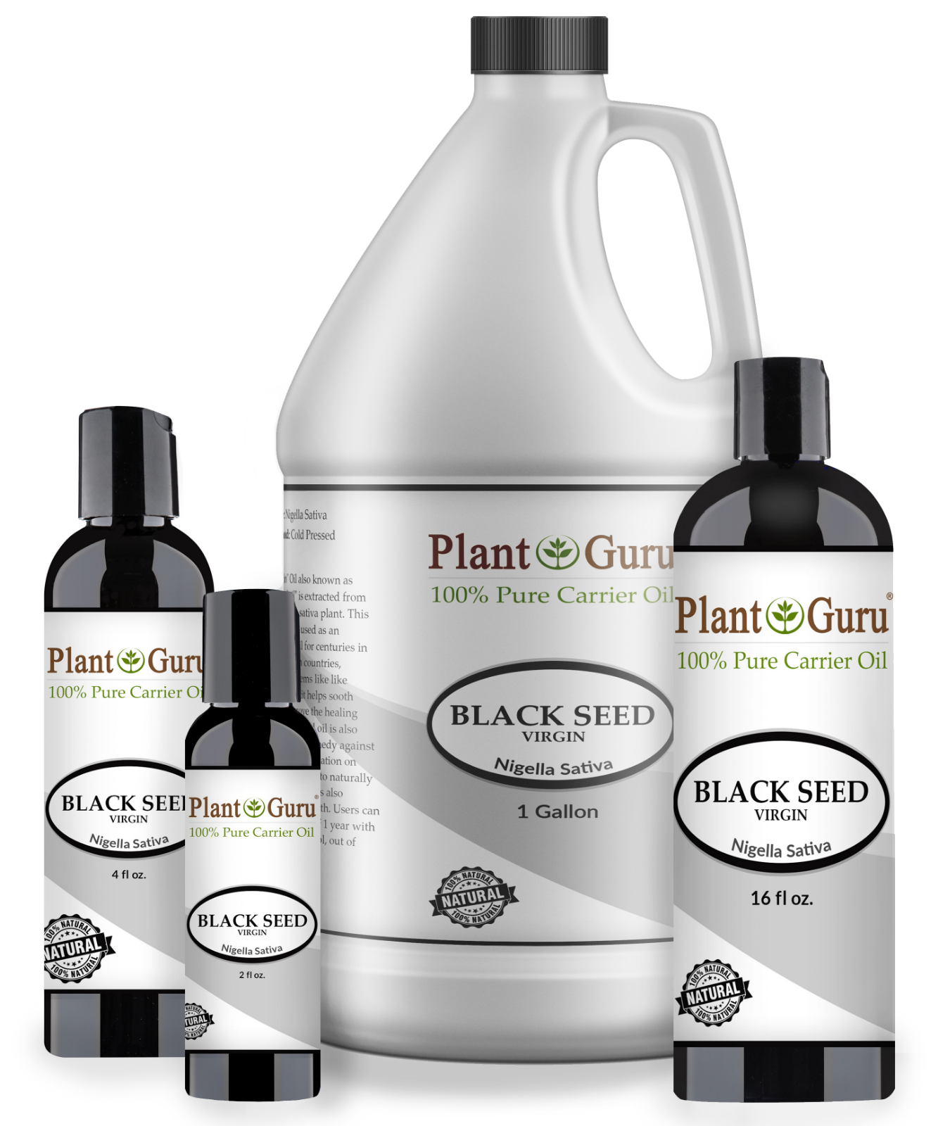 Black Cumin Seed Oil Cold Pressed 100% Pure Virgin Nigella Sativa Bulk