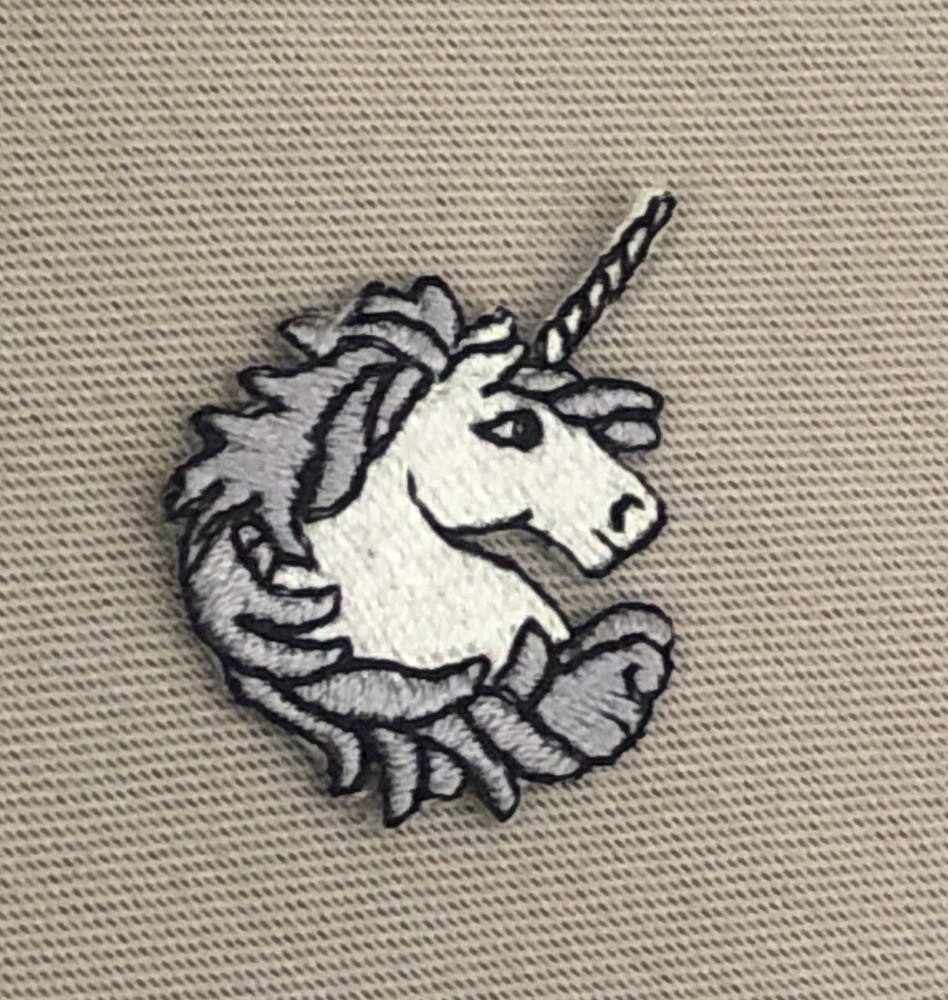 Unicorn Patch - 1 1/4 inches x 1 inches