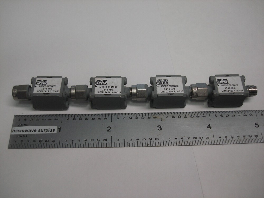 Micro Tronics LPM124295 SMA Low Pass Filter 1145 MHz
